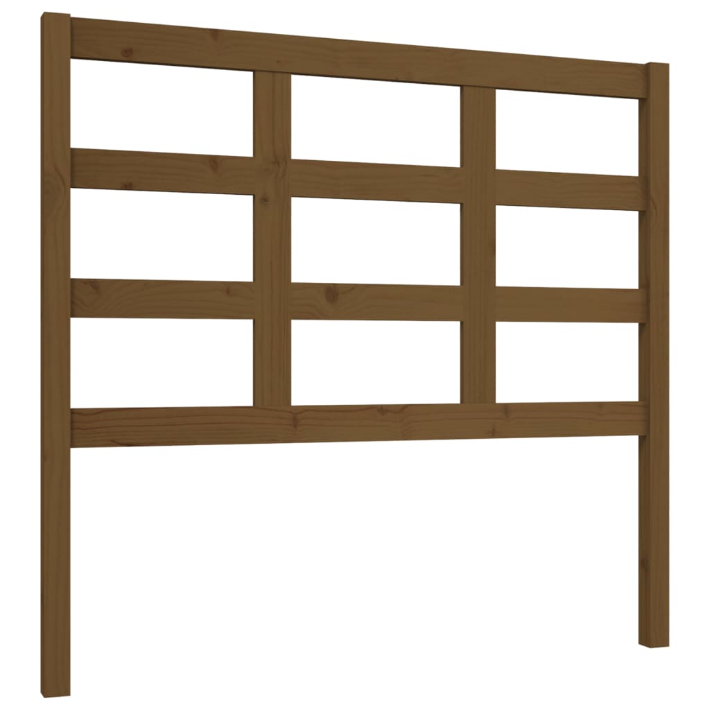 Hoofdbord 105,5X4X100 Cm Massief Grenenhout Honingbruin