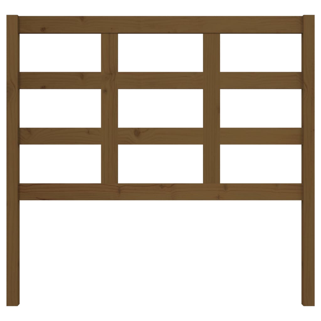 Hoofdbord 105,5X4X100 Cm Massief Grenenhout Honingbruin