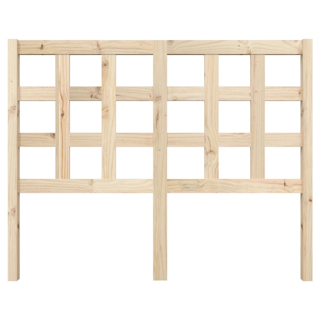 Hoofdbord 125,5X4X100 Cm Massief Grenenhout