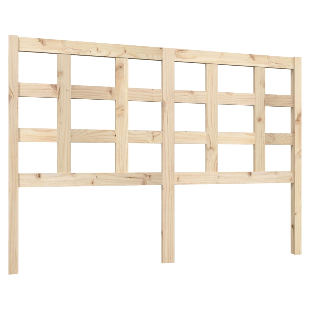 Hoofdbord 140,5X4X100 Cm Massief Grenenhout