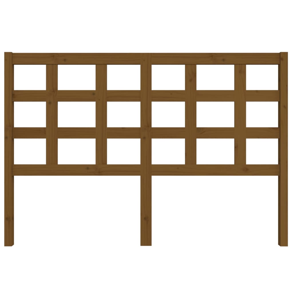 Hoofdbord 145,5X4X100 Cm Massief Grenenhout Honingbruin