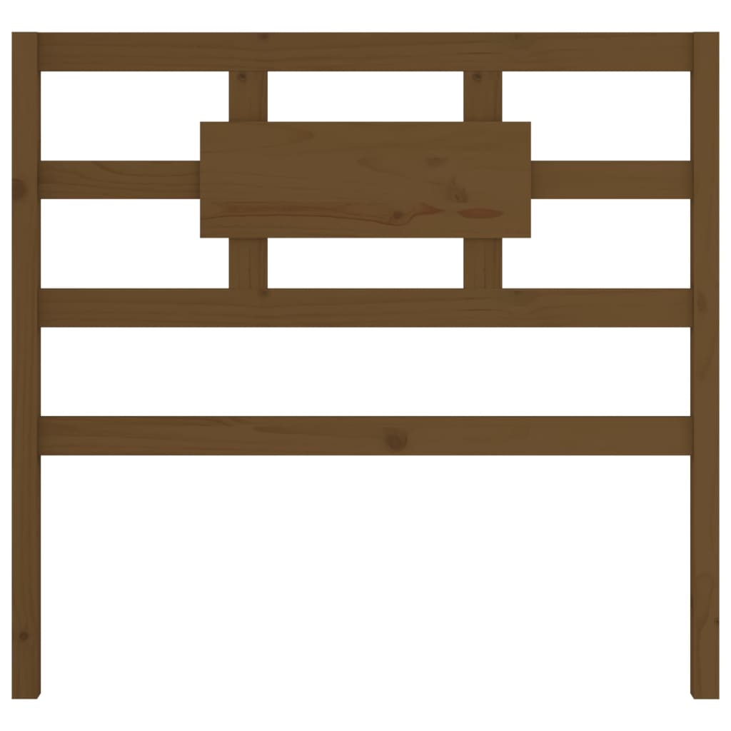 Hoofdbord 105,5X4X100 Cm Massief Grenenhout Honingbruin
