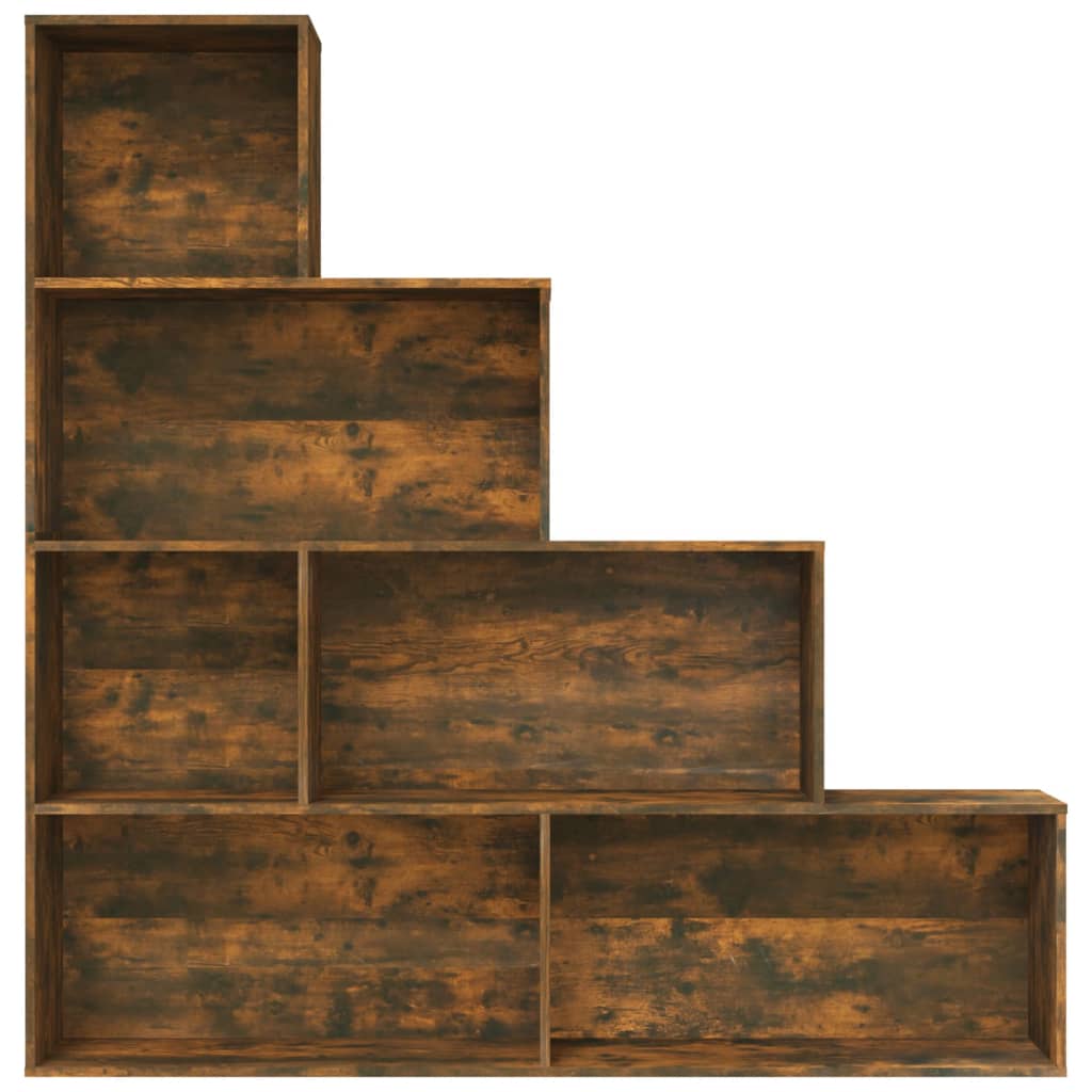 Boekenkast 155X24X160 Cm Gerookt Eikenkleurig
