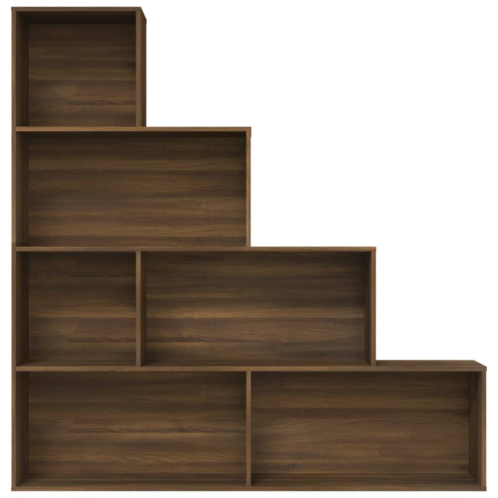 Boekenkast 155X24X160 Cm Bruineikenkleurig