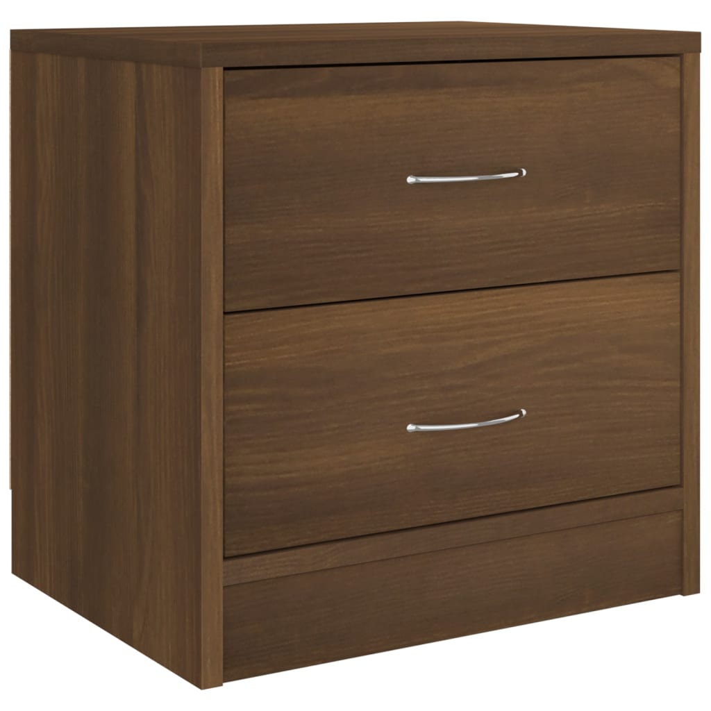 Nachtkastje 40X30X40 Cm Bewerkt Hout Bruineikenkleurig