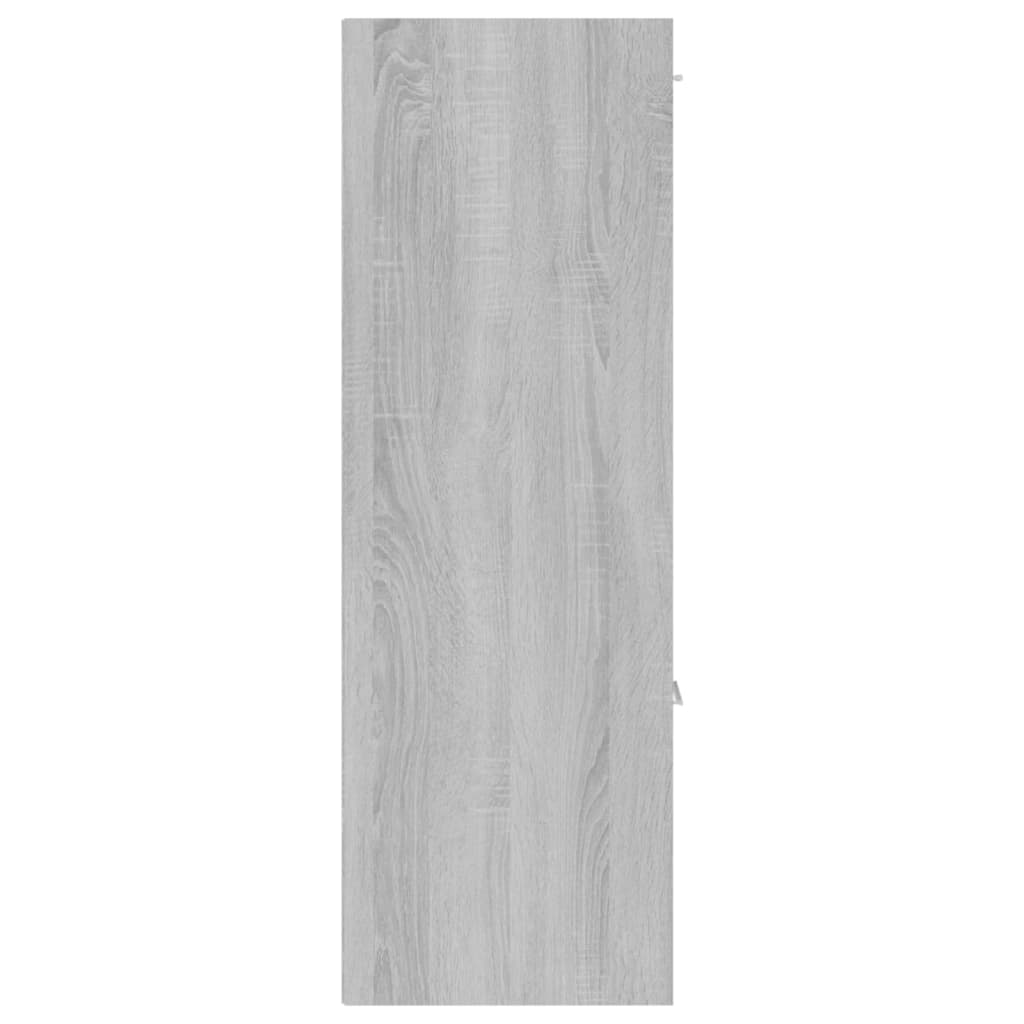 Opbergkast 60X29,5X90 Cm Grijs Sonoma Eikenkleurig