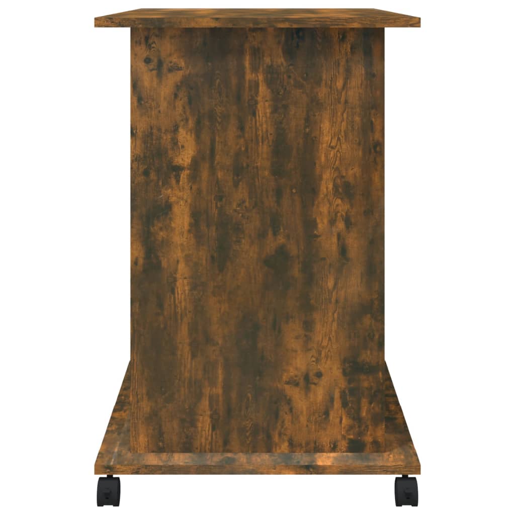 Computerbureau 80X50X75 Cm Bewerkt Hout Gerookt Eikenkleurig