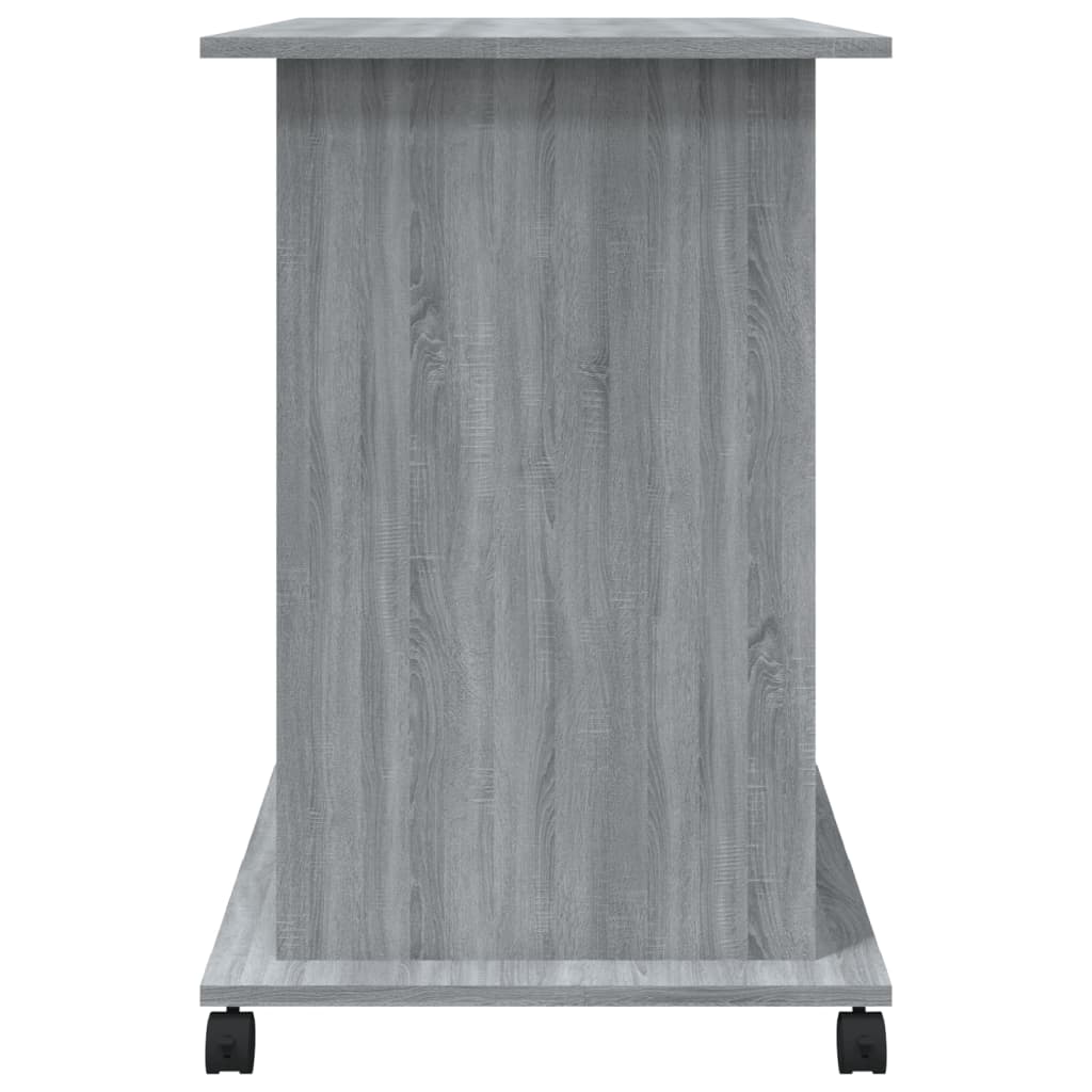 Computerbureau 80X50X75 Cm Bewerkt Hout Grijs Sonoma Eikenkleur