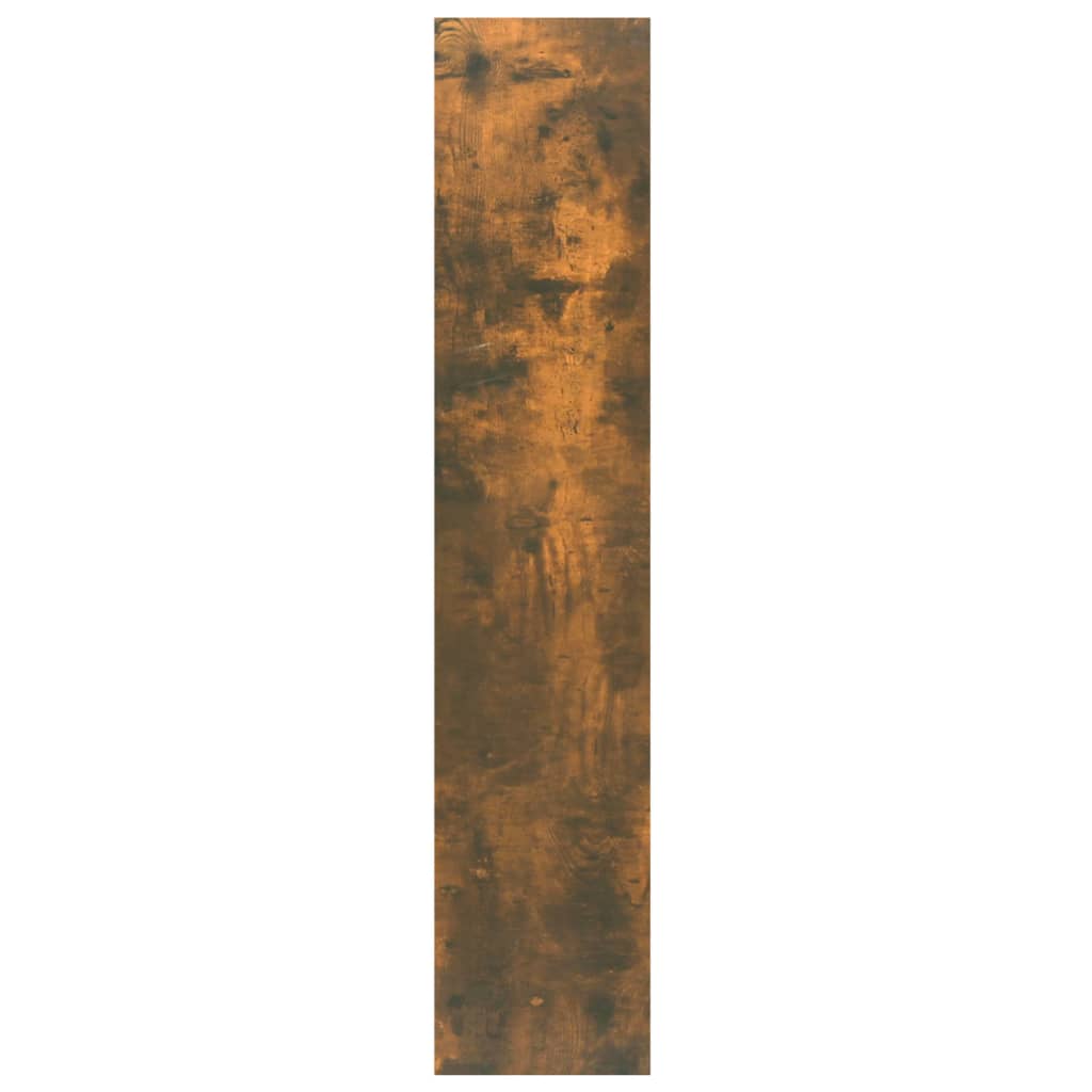 Wandschap 90X16X78 Cm Bewerkt Hout Gerookt Eikenkleurig