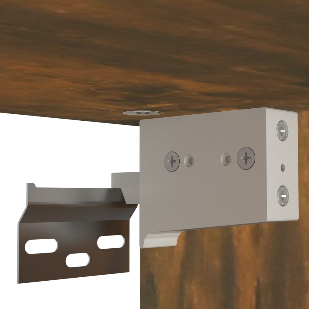 Wandkast Hangend 80X31X60 Cm Bewerkt Hout Gerookt Eikenkleurig