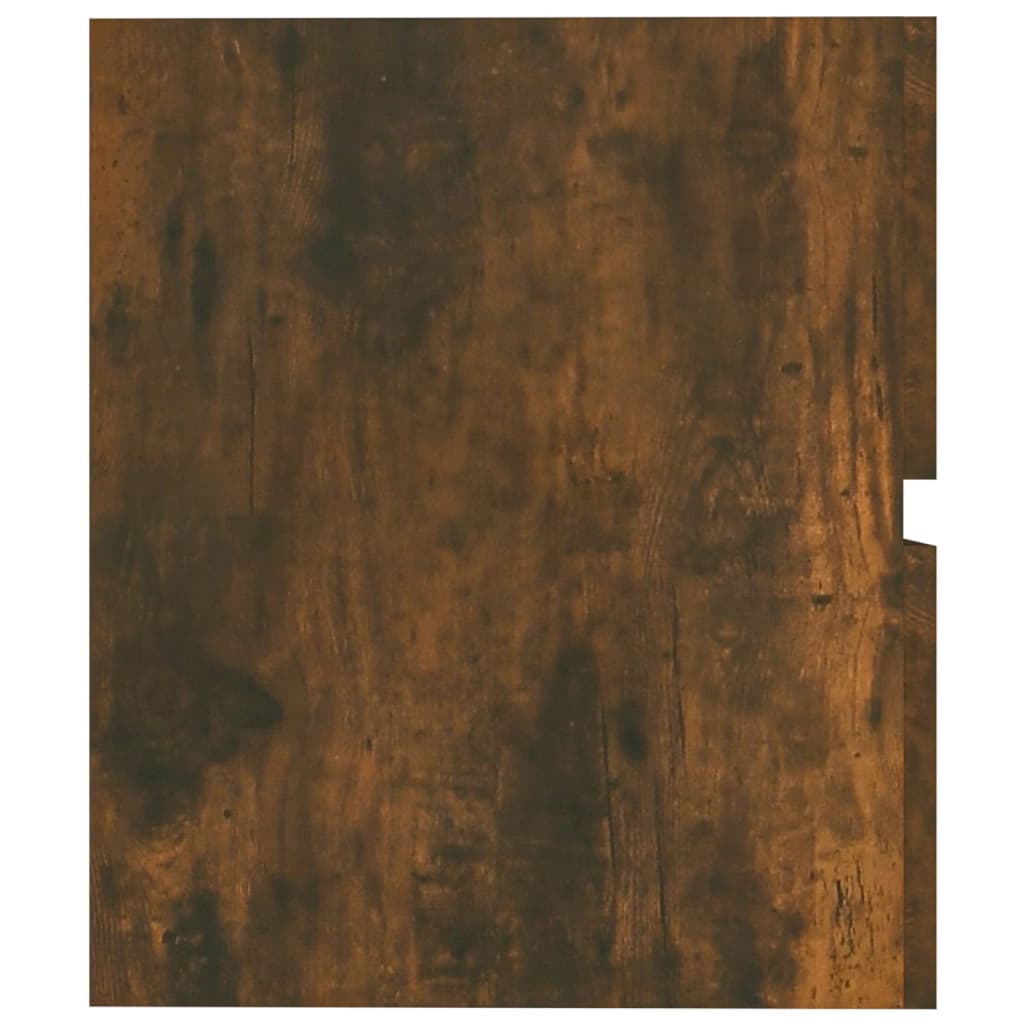 Wastafelkast 41X38,5X45 Cm Bewerkt Hout Gerookt Eikenkleurig