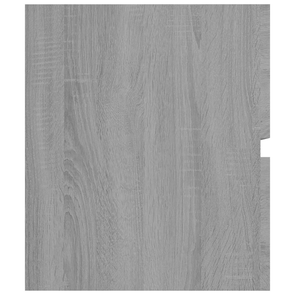 Wastafelkast 90X38,5X45 Cm Bewerkt Hout Grijs Sonoma Eikenkleur