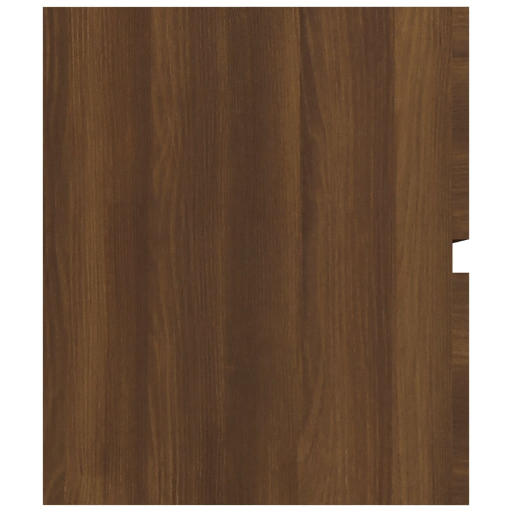 Wastafelkast 90X38,5X45 Cm Bewerkt Hout Bruineikenkleurig
