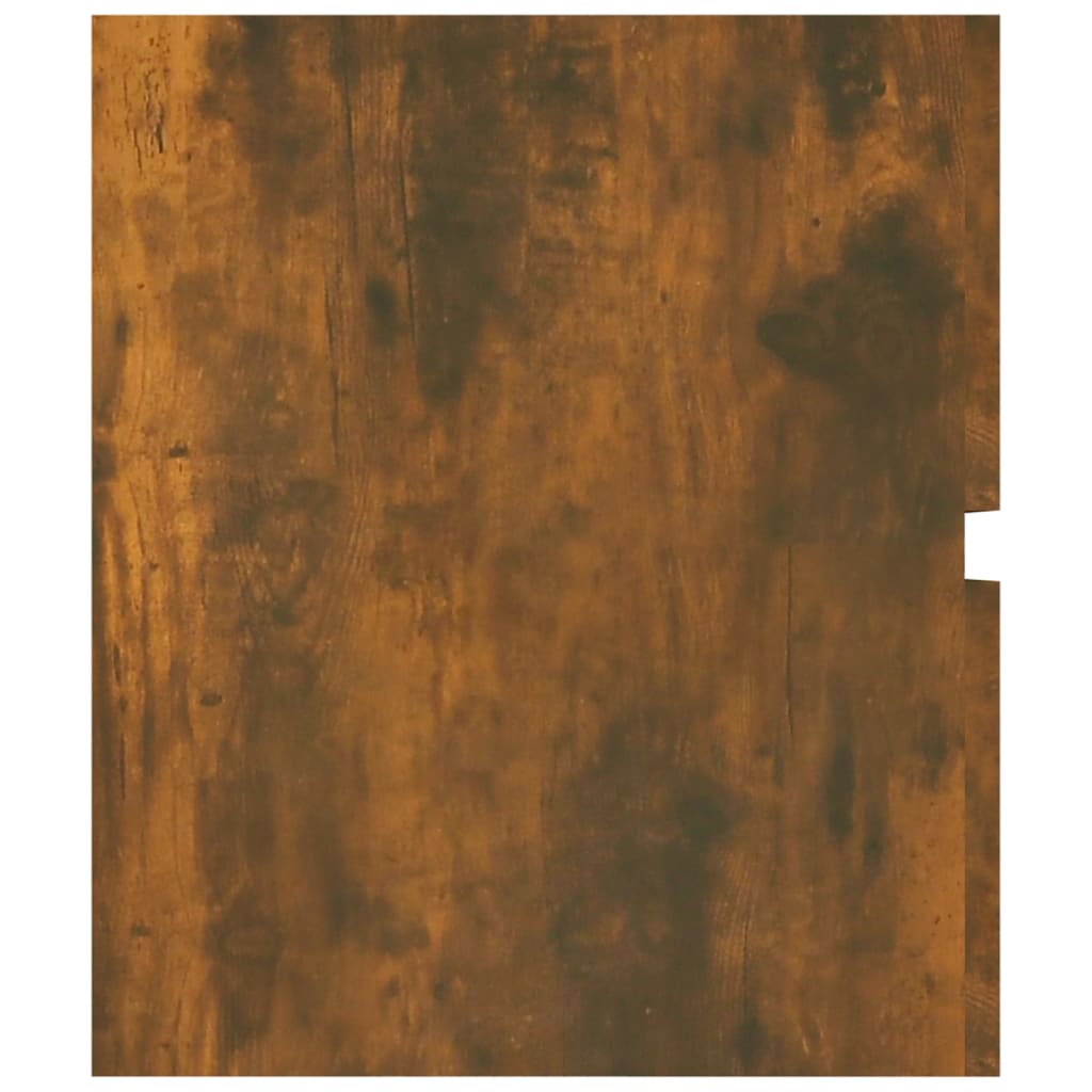 Wastafelkast 100X38,5X45 Cm Bewerkt Hout Gerookt Eikenkleurig