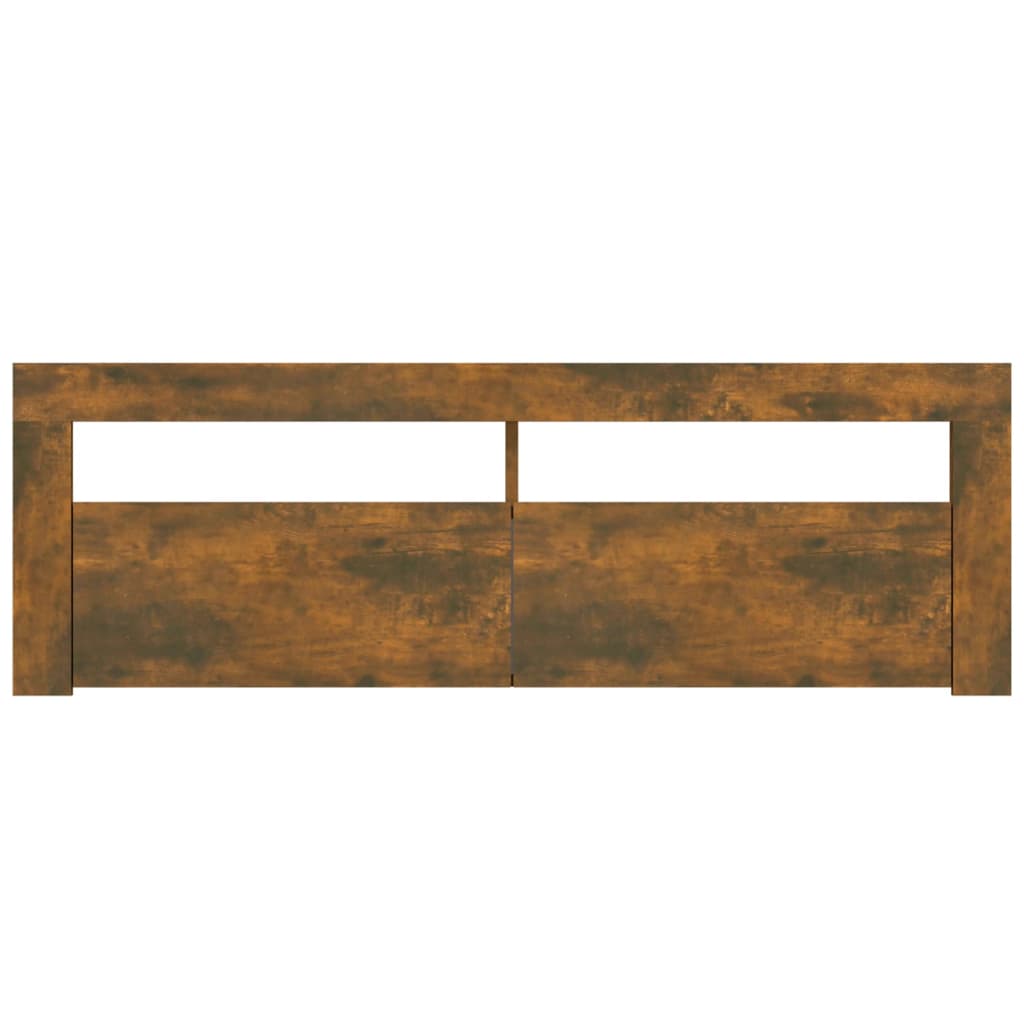 Tv-Meubel Met Led-Verlichting 120X35X40 Cm Sonoma Eikenkleurig
