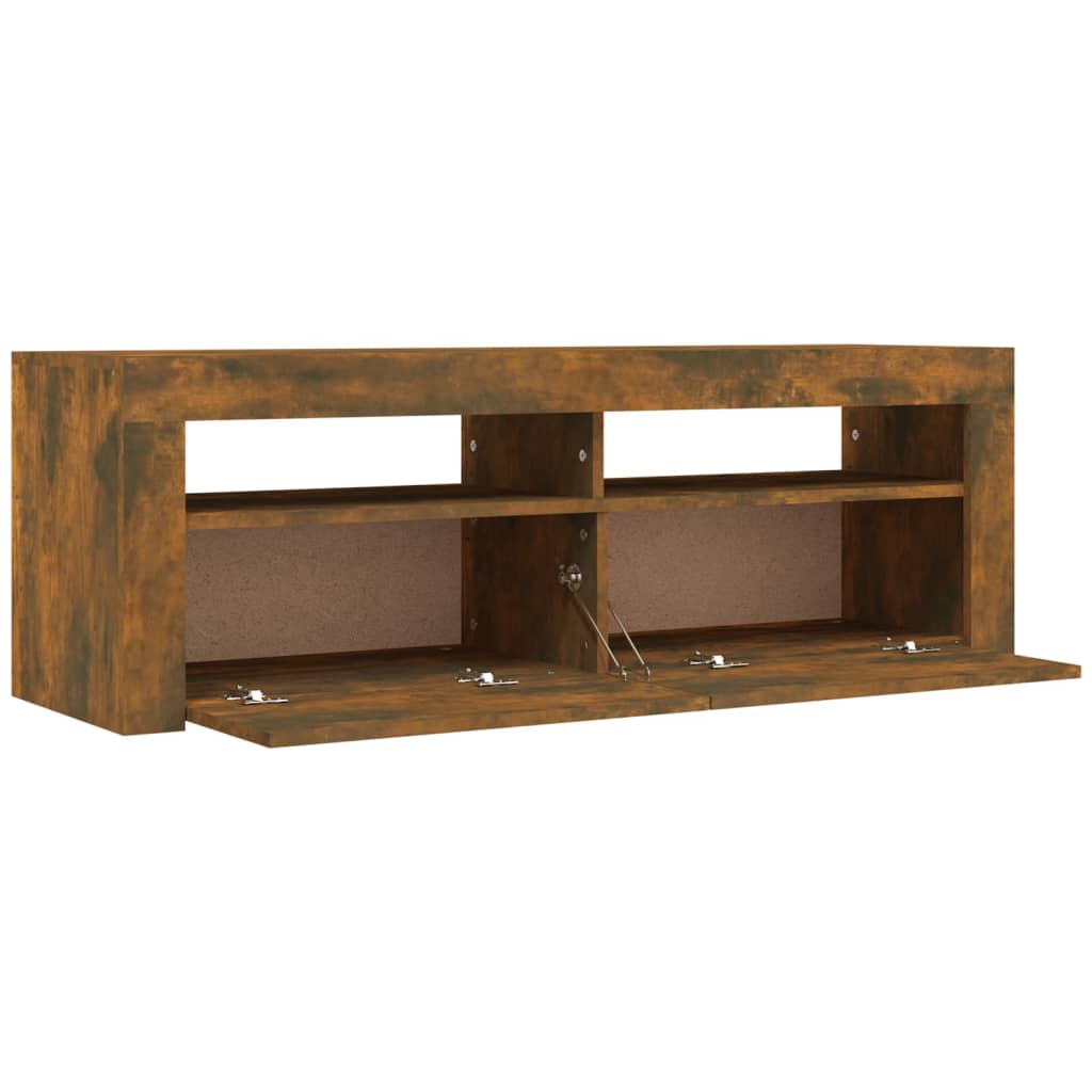 Tv-Meubel Met Led-Verlichting 120X35X40 Cm Sonoma Eikenkleurig