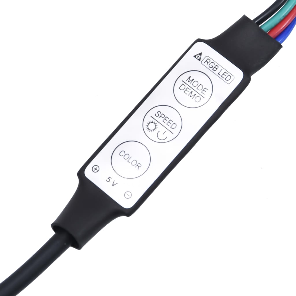 Tv-Meubel Met Led-Verlichting 120X35X40 Cm Sonoma Eikenkleurig
