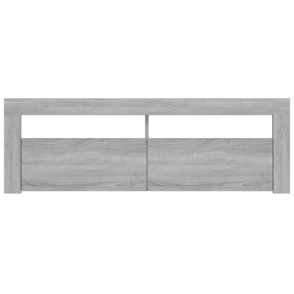 Tv-Meubel Met Led-Verlichting 120X35X40 Cm Grijs