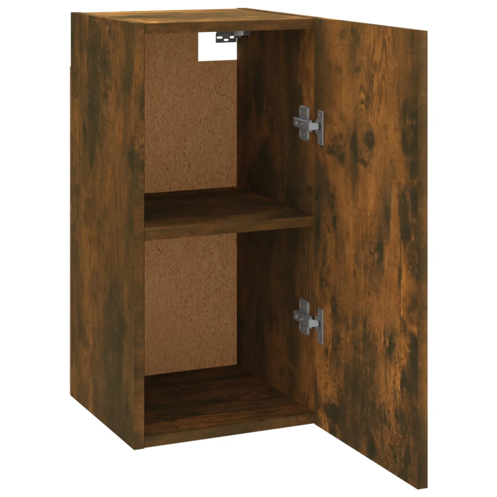 Tv-Meubel 30,5X30X60 Cm Bewerkt Hout Gerookt Eikenkleurig