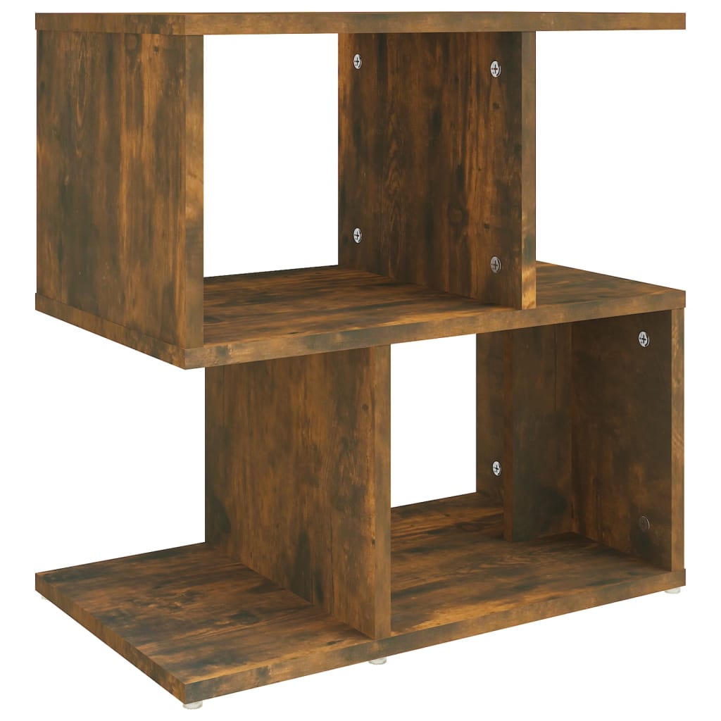 Nachtkastjes 2 St 50X30X51,5 Cm Bewerkt Hout Gerookt Eikenkleur