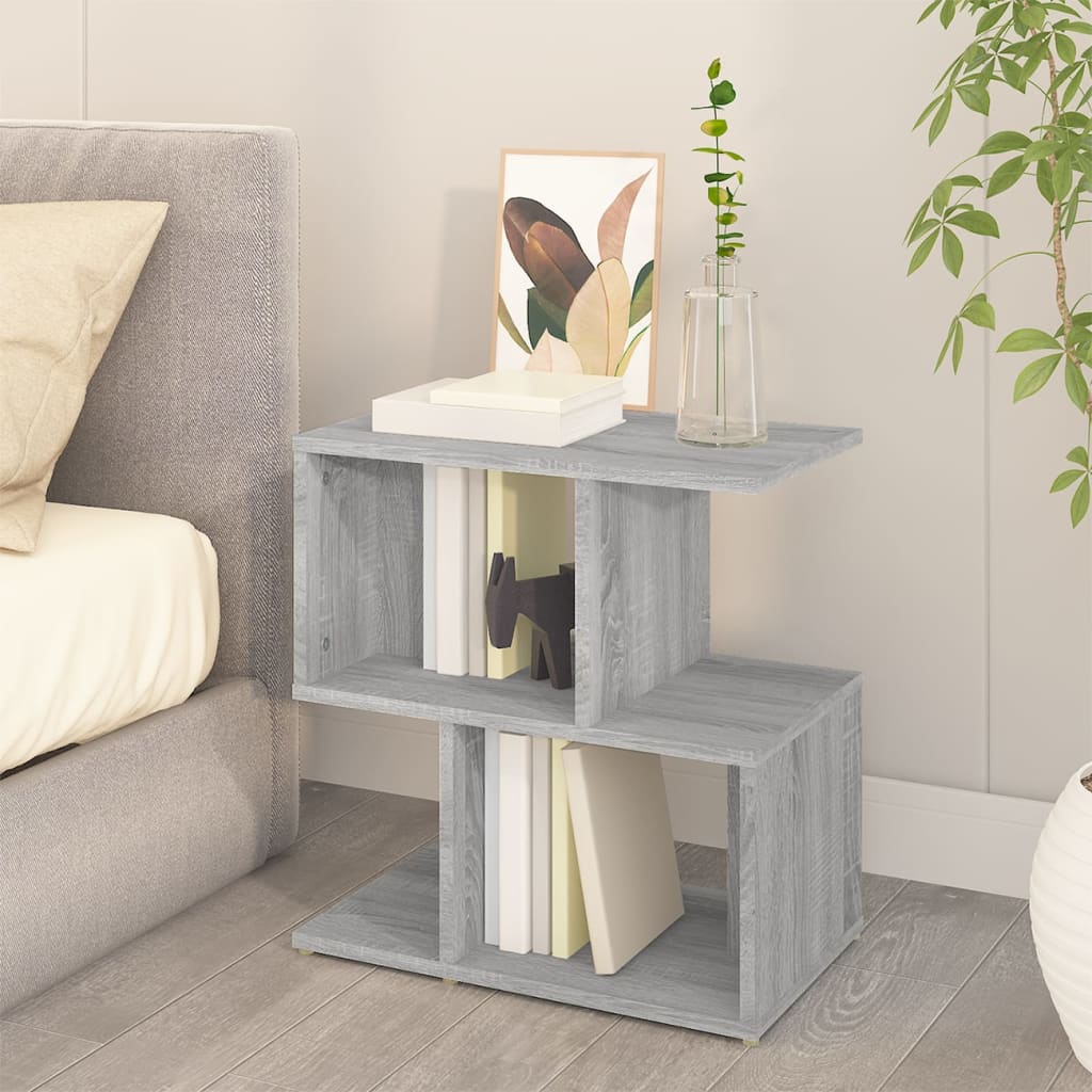 Nachtkastjes 2 St 50X30X51,5 Cm Bewerkt Hout Grijs Sonoma Eiken