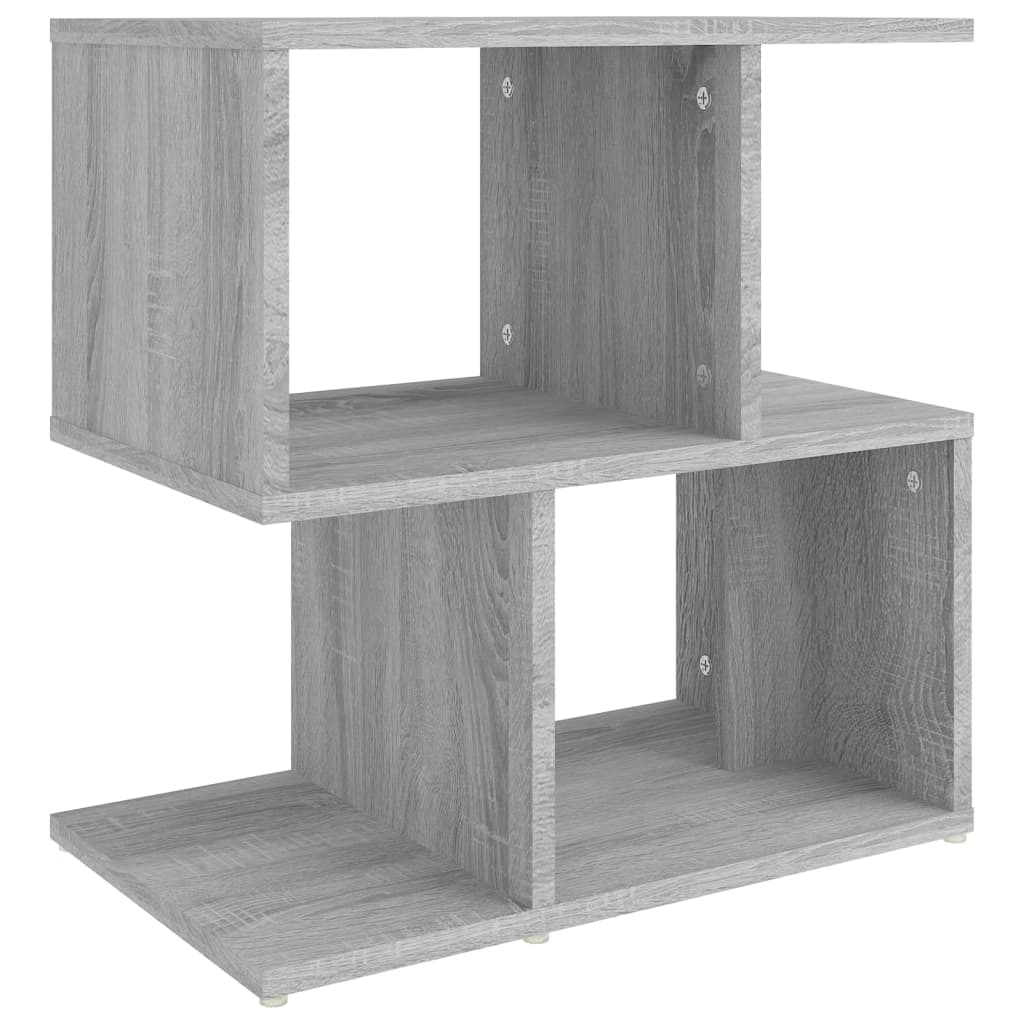 Nachtkastjes 2 St 50X30X51,5 Cm Bewerkt Hout Grijs Sonoma Eiken