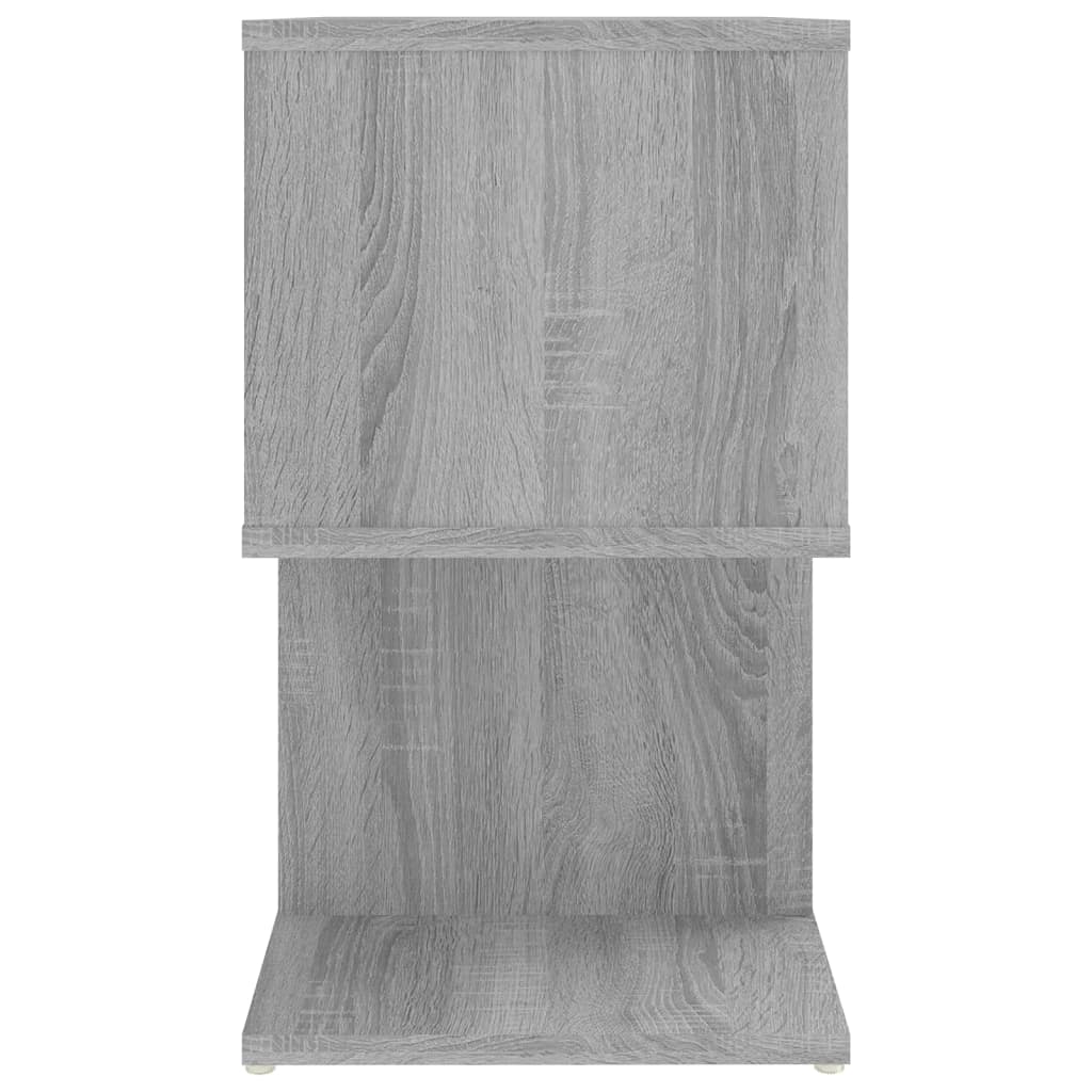 Nachtkastjes 2 St 50X30X51,5 Cm Bewerkt Hout Grijs Sonoma Eiken
