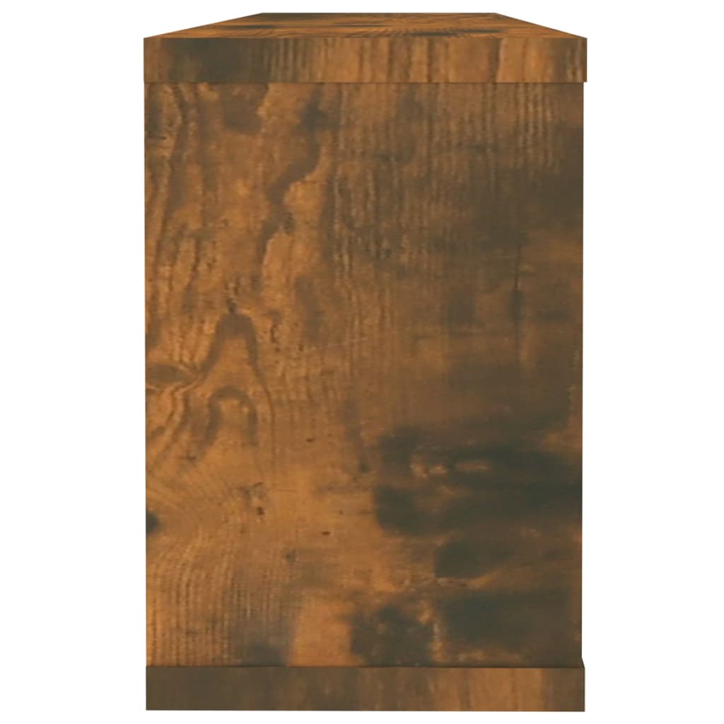 Wandschappen Kubus 4 St 60X15X23 Cm Bewerkt Hout Gerookt Eiken