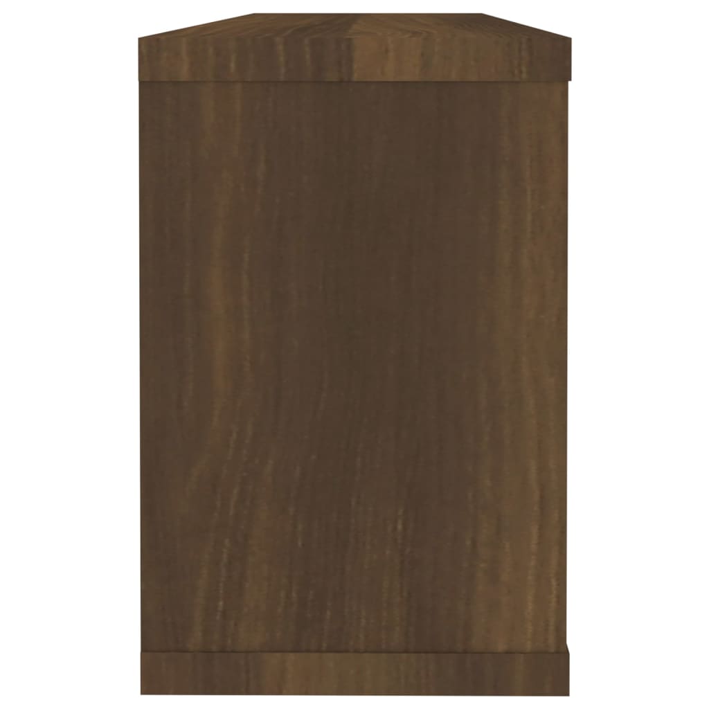 Wandschappen Kubus 4 St 60X15X23 Cm Bewerkt Hout Bruineiken