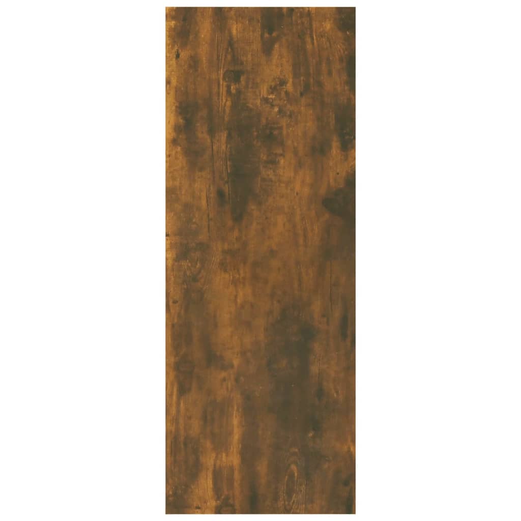 Wandtafel 105X30X80 Cm Bewerkt Hout Gerookt Eikenkleurig