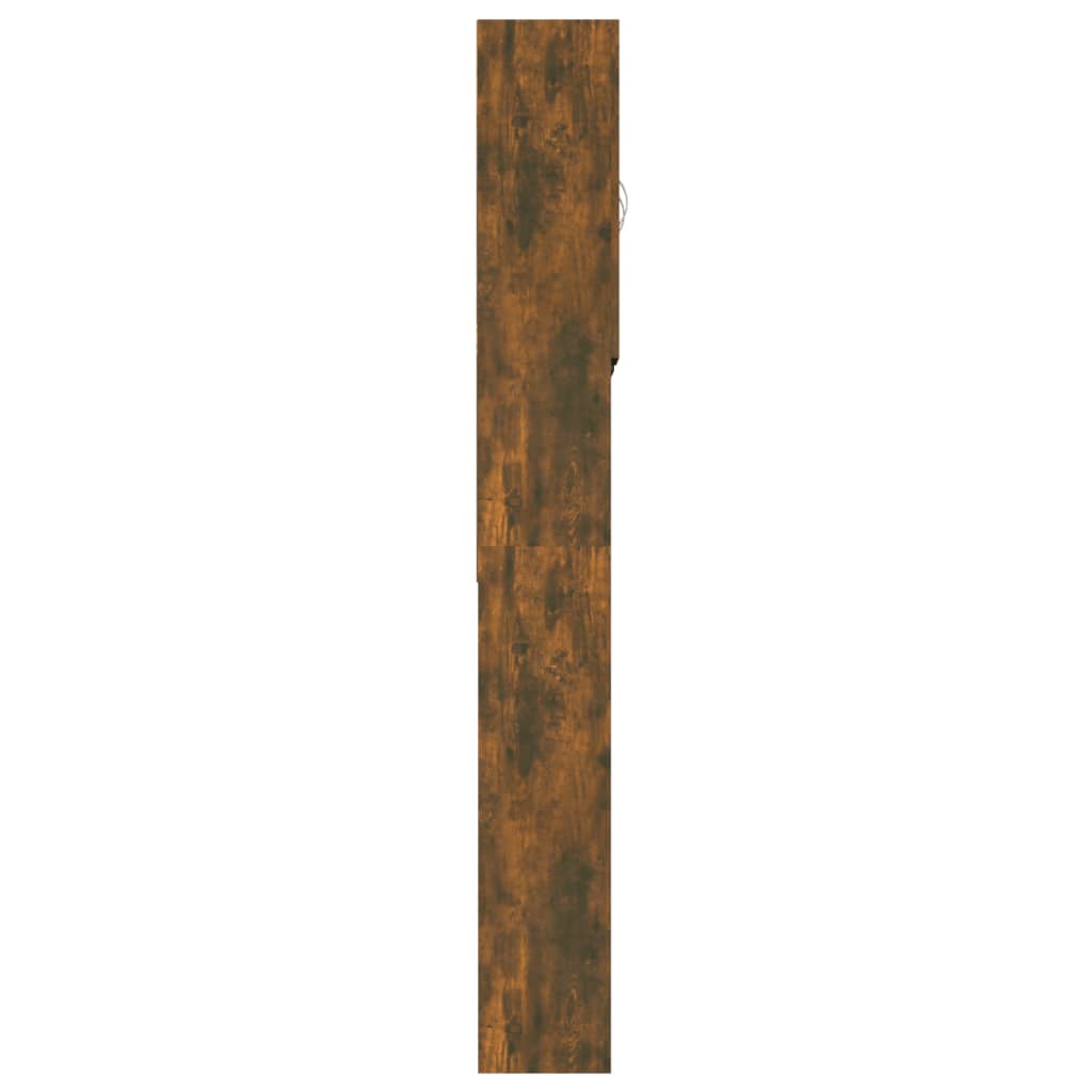 Wasmachinekast 64X25,5X190 Cm Gerookt Eikenkleurig