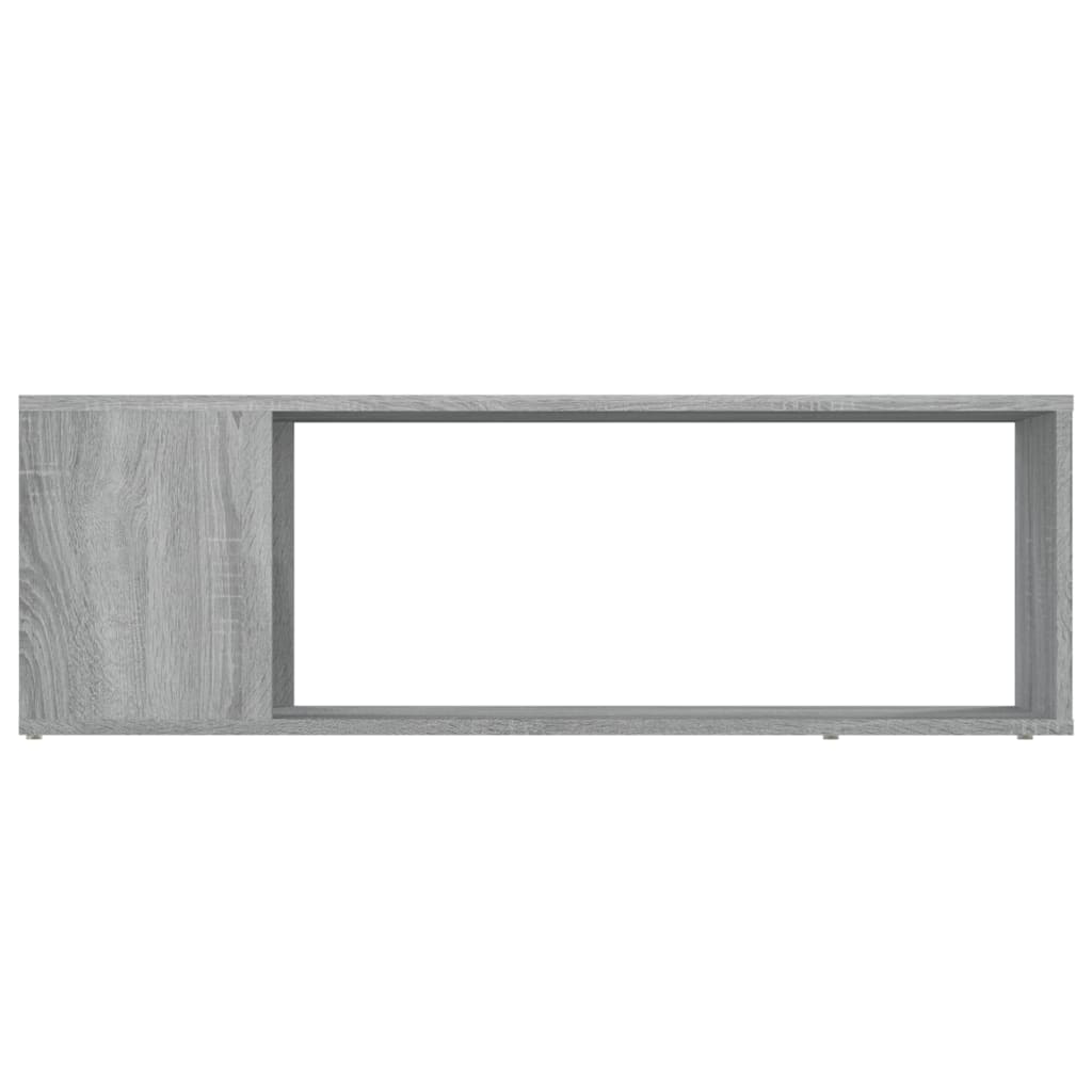 Tv-Meubel 100X24X32 Cm Bewerkt Hout Grijs Sonoma Eikenkleurig