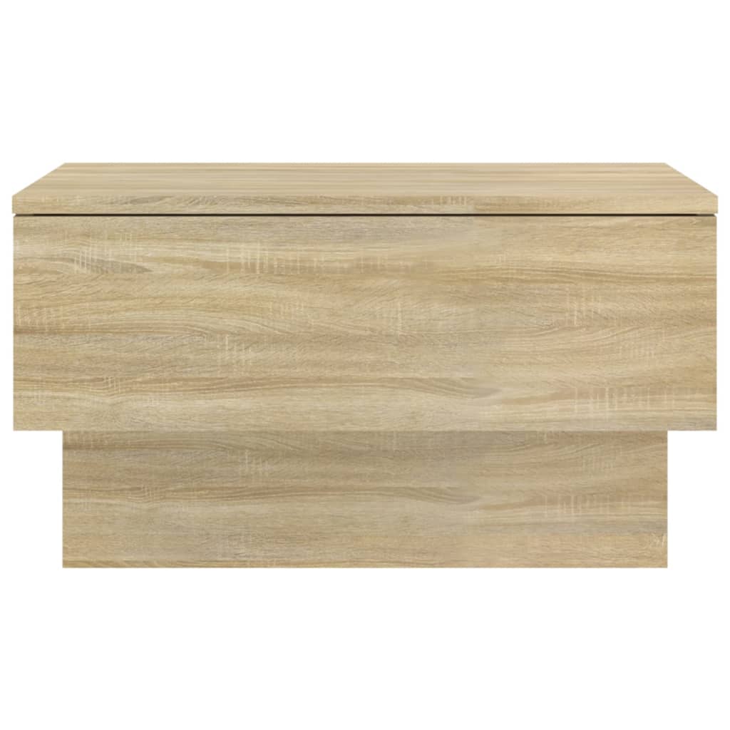 Wandnachtkastjes 2 St Bewerkt Hout Sonoma Eikenkleurig