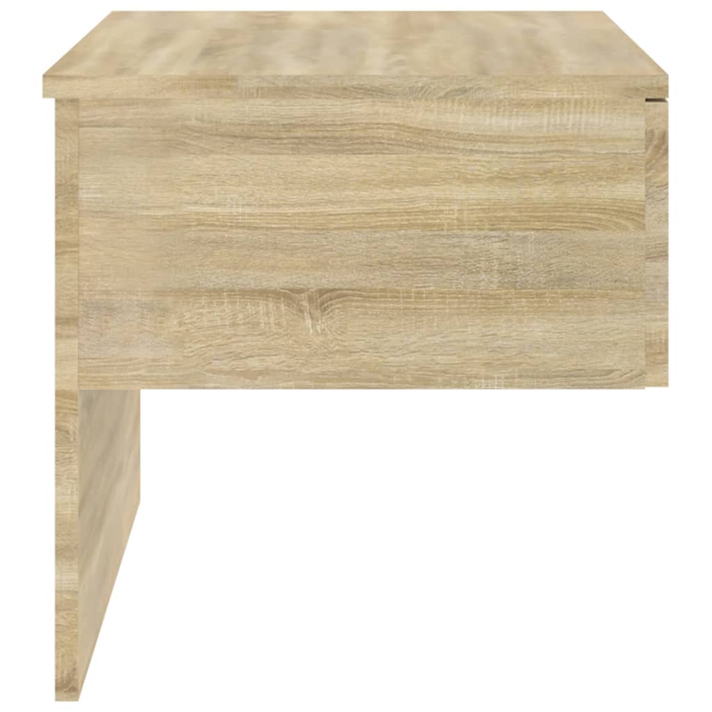 Wandnachtkastjes 2 St Bewerkt Hout Sonoma Eikenkleurig