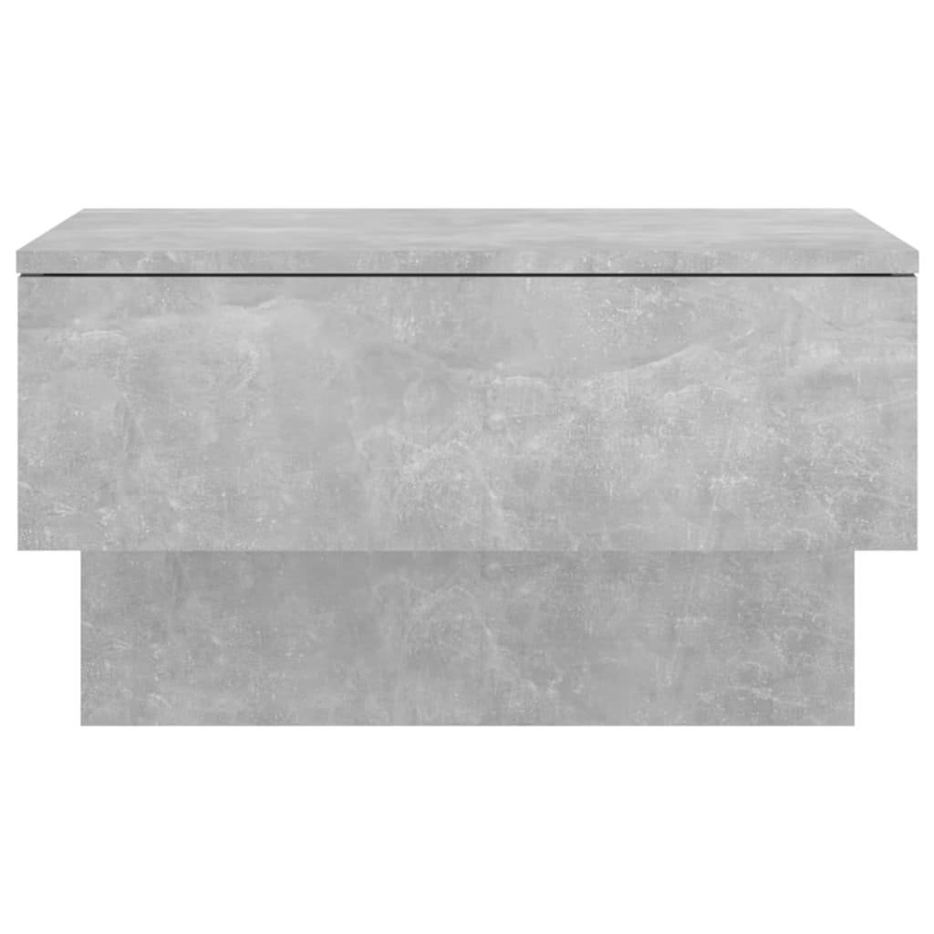 Wandnachtkastje Bewerkt Hout Betongrijs