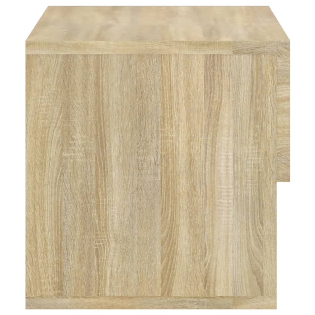 Wandnachtkastje Bewerkt Hout Sonoma Eikenkleurig
