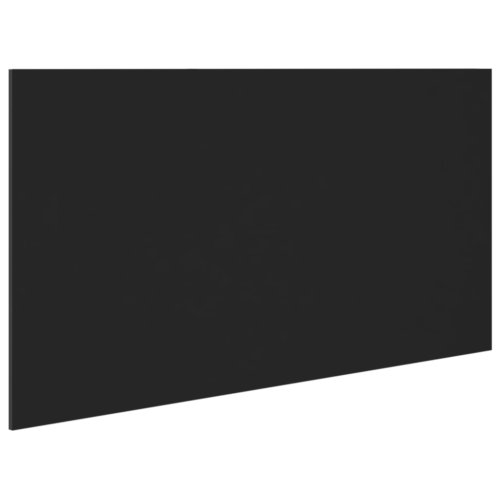 Hoofdbord 160X1,5X80 Cm Bewerkt Hout Zwart