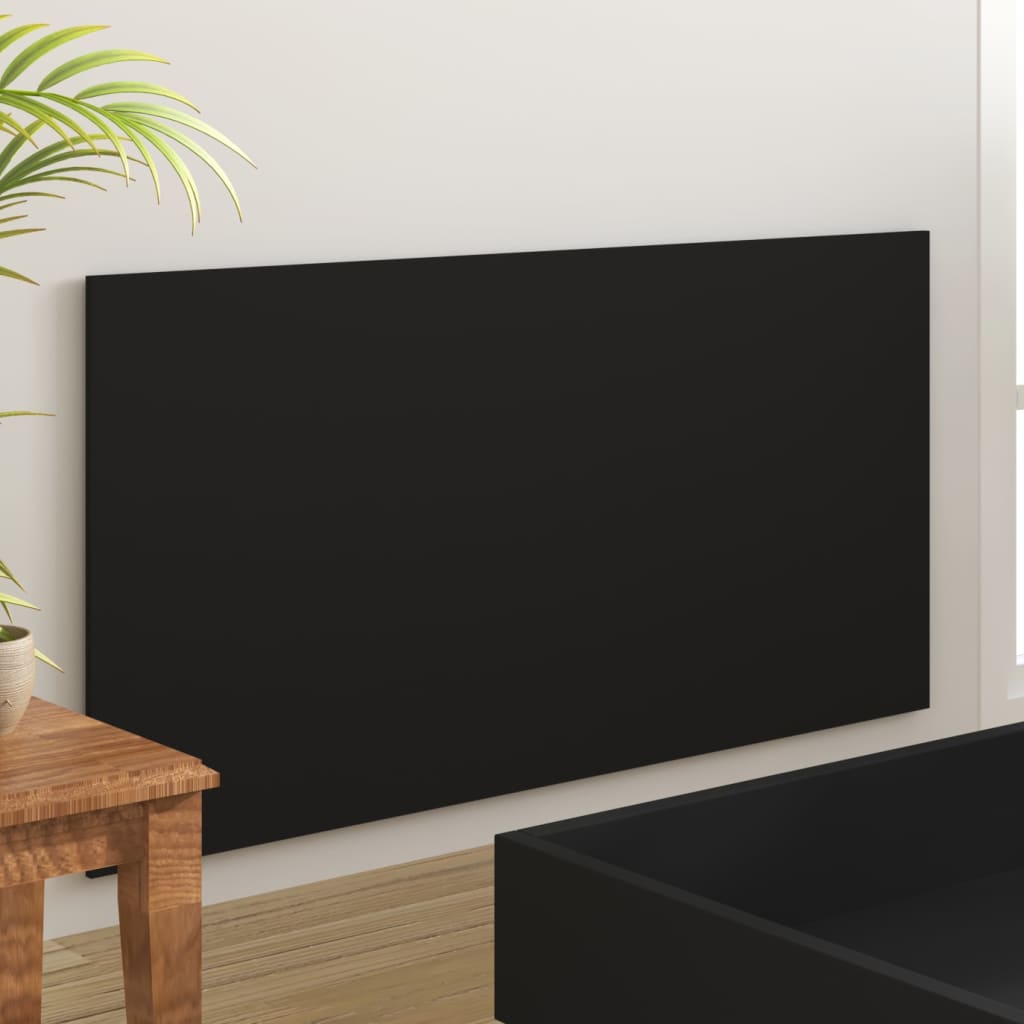 Hoofdbord 160X1,5X80 Cm Bewerkt Hout Zwart