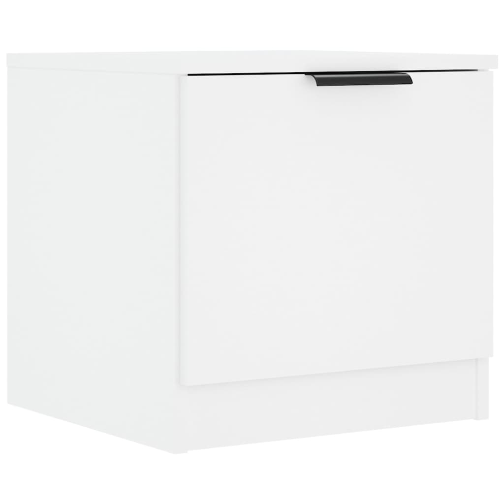 Nachtkastjes 2 St 40X39X40 Cm Wit