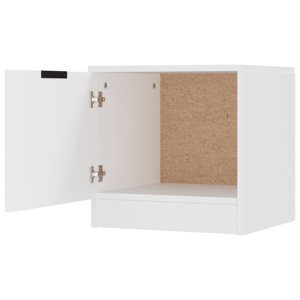 Nachtkastjes 2 St 40X39X40 Cm Wit