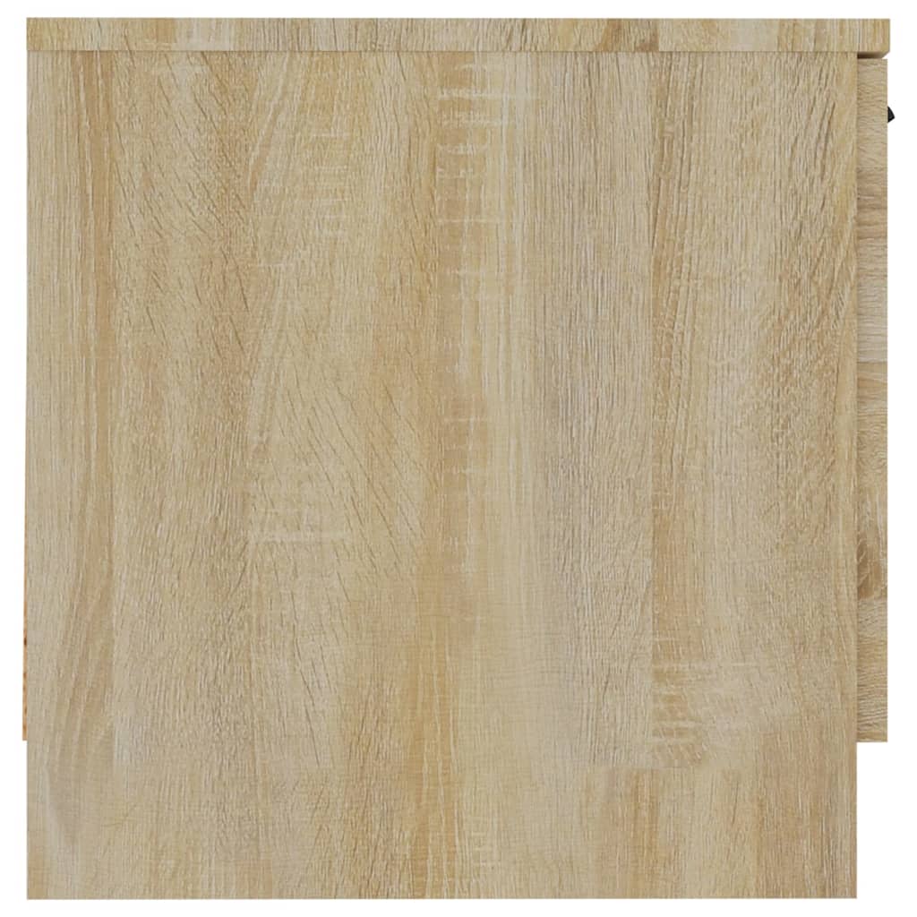 Nachtkastjes 2 St 40X39X40 Cm Sonoma Eikenkleurig