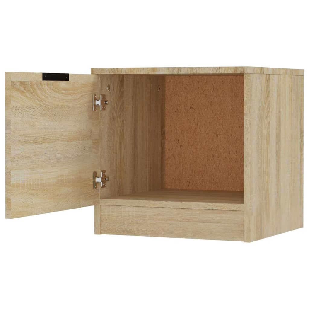 Nachtkastjes 2 St 40X39X40 Cm Sonoma Eikenkleurig