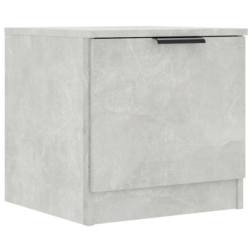 Nachtkastjes 2 St 40X39X40 Cm Betongrijs
