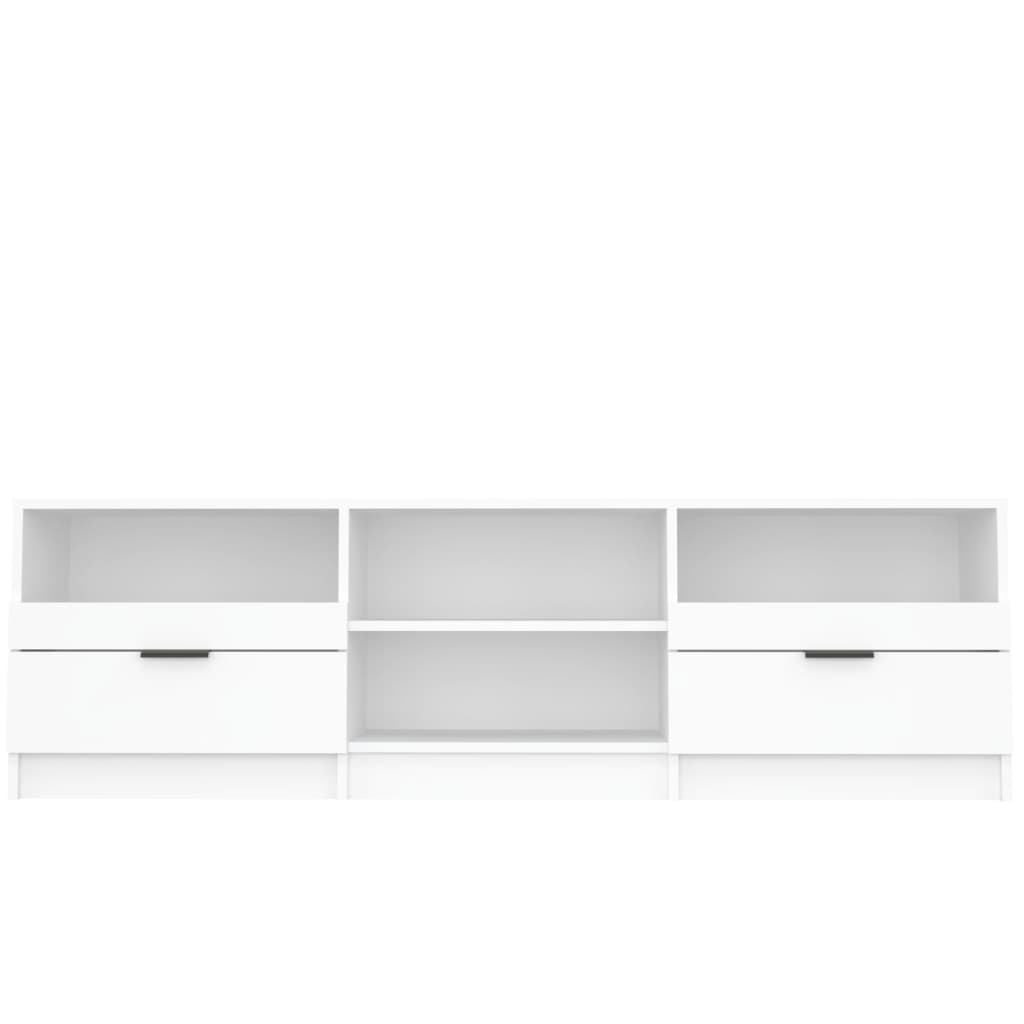Tv-Meubel 150X33,5X45 Cm Bewerkt Hout Wit