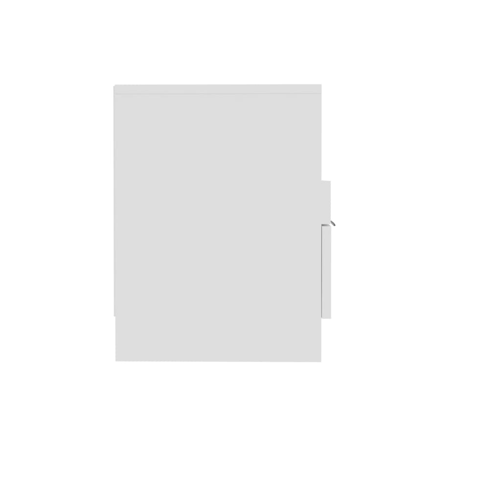 Tv-Meubel 150X33,5X45 Cm Bewerkt Hout Wit