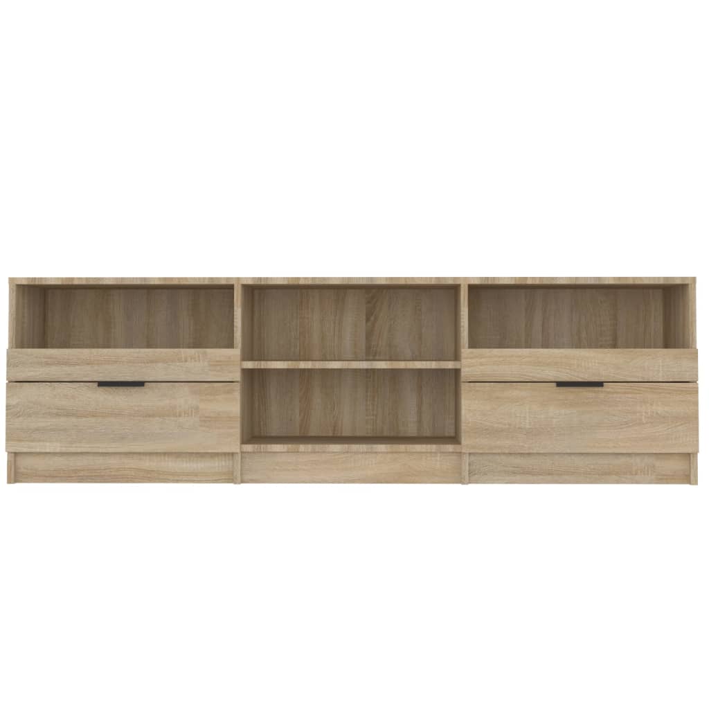 Tv-Meubel 150X33,5X45 Cm Bewerkt Hout Sonoma Eikenkleurig