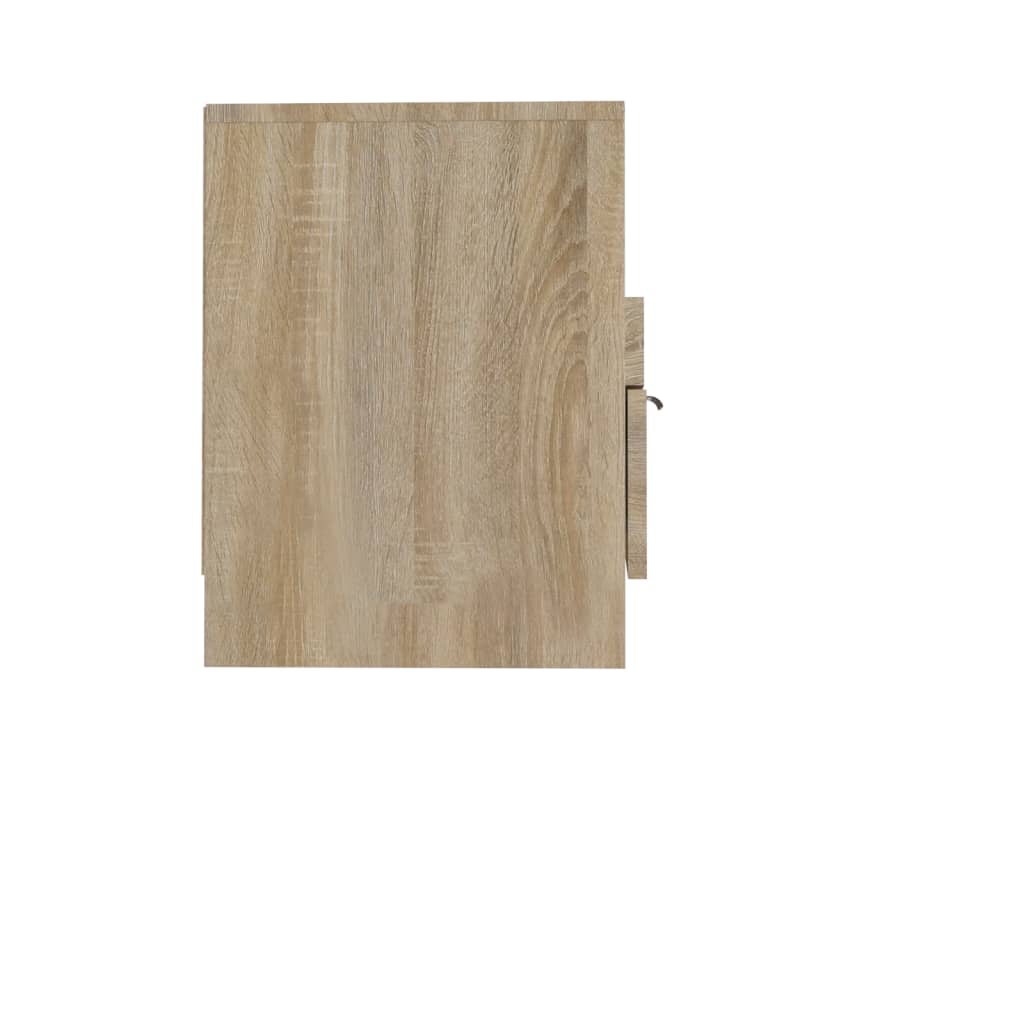 Tv-Meubel 150X33,5X45 Cm Bewerkt Hout Sonoma Eikenkleurig