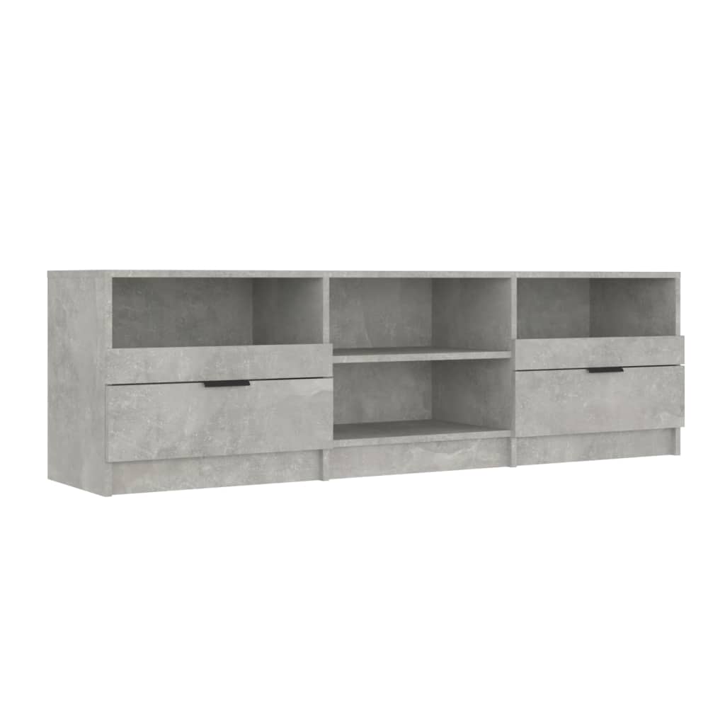 Tv-Meubel 150X33,5X45 Cm Bewerkt Hout Betongrijs