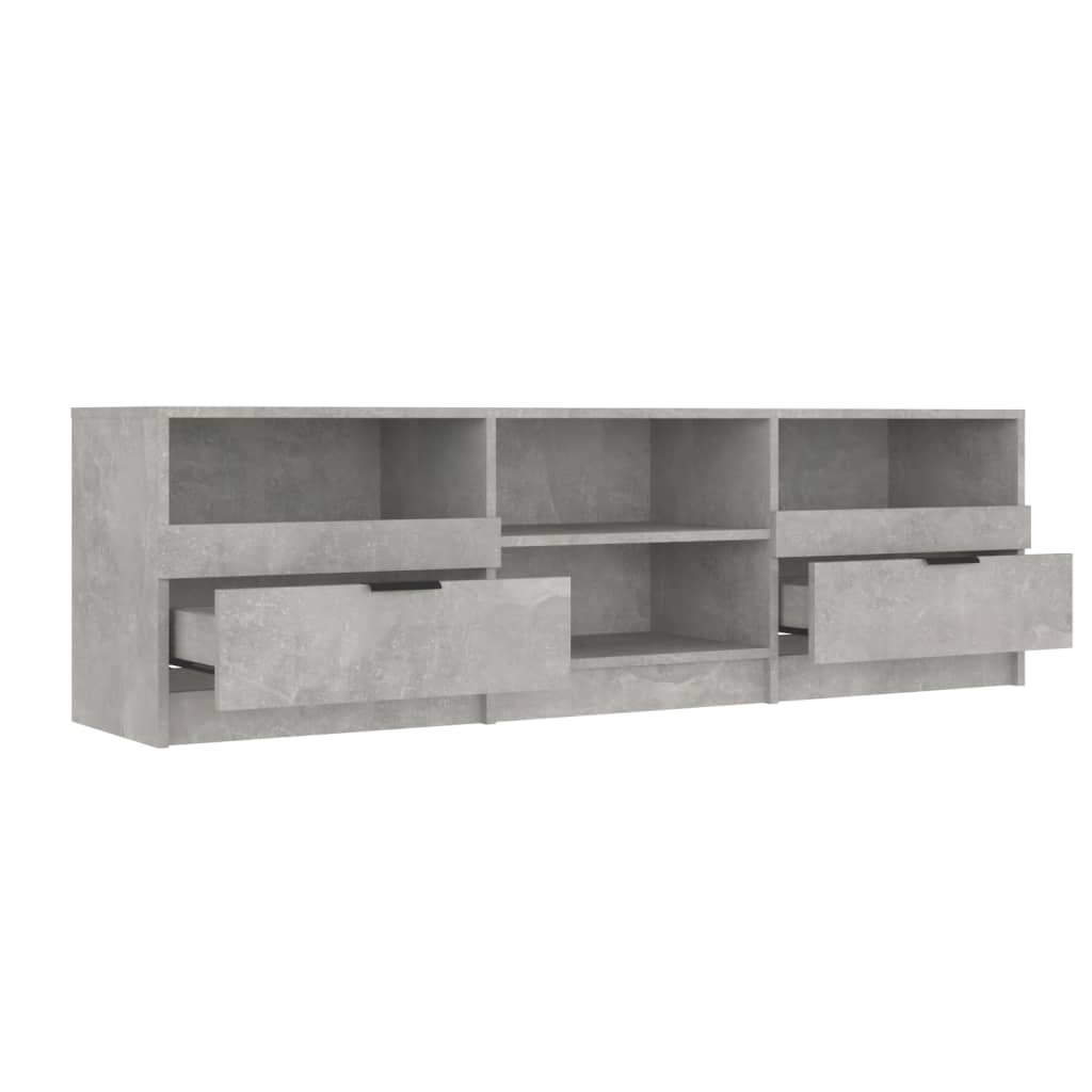 Tv-Meubel 150X33,5X45 Cm Bewerkt Hout Betongrijs