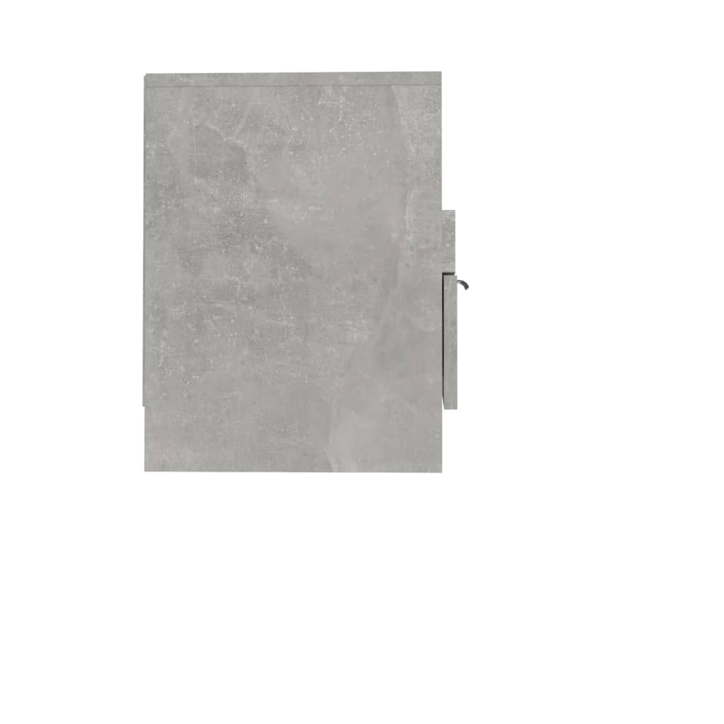 Tv-Meubel 150X33,5X45 Cm Bewerkt Hout Betongrijs
